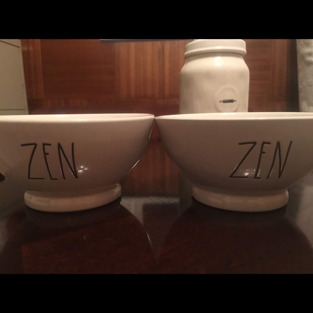 Brand New Rae Dunn “Zen” bowls. Set of 2